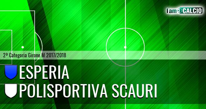 Esperia - Polisportiva Scauri