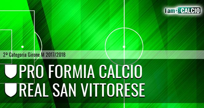 Pro Formia Calcio - Real San Vittorese