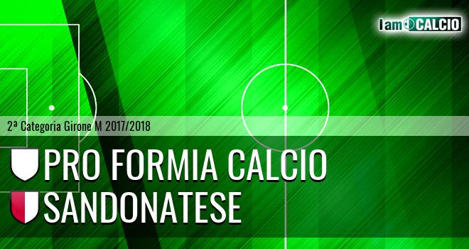 Pro Formia Calcio - Sandonatese