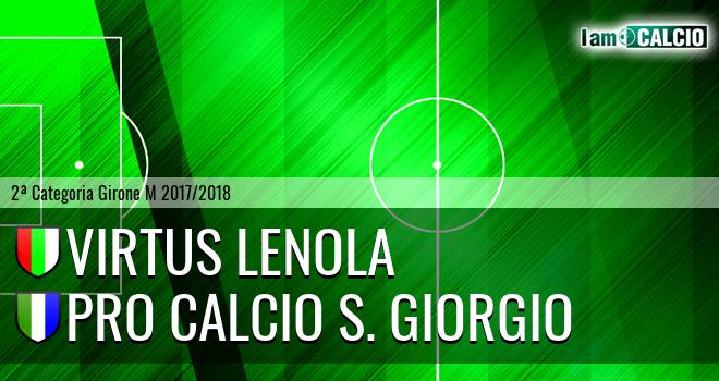 Virtus Lenola - Pro Calcio S. Giorgio