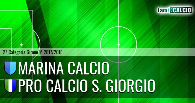 Marina Calcio - Pro Calcio S. Giorgio