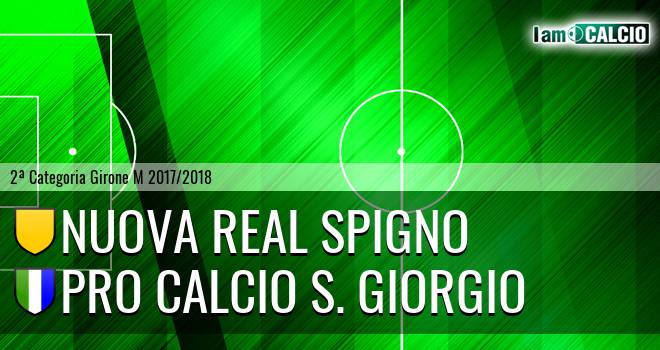 Nuova Real Spigno - Pro Calcio S. Giorgio