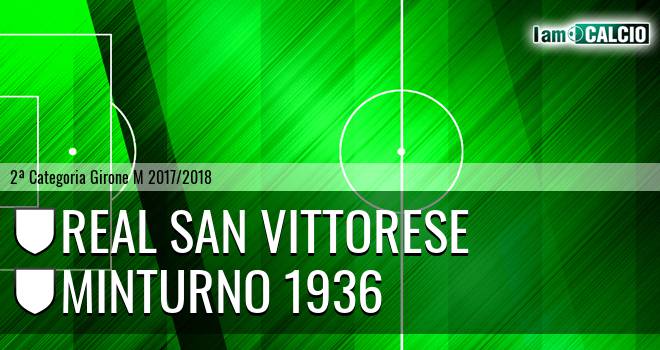 Real San Vittorese - Minturno 1936