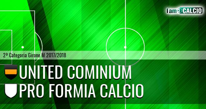 United Cominium - Pro Formia Calcio