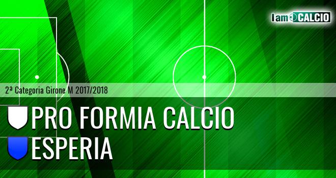 Pro Formia Calcio - Esperia