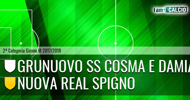 Grunuovo SS Cosma e Damiano - Nuova Real Spigno