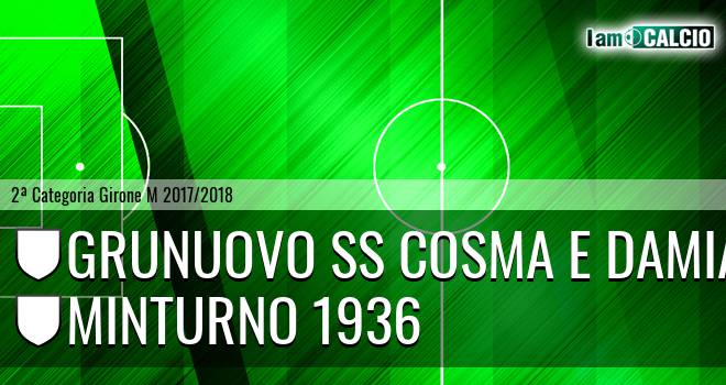 Grunuovo SS Cosma e Damiano - Minturno 1936