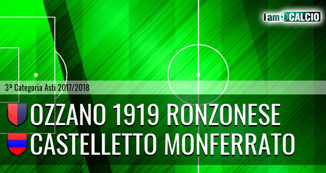 Ozzano 1919 Ronzonese - Castelletto Monferrato