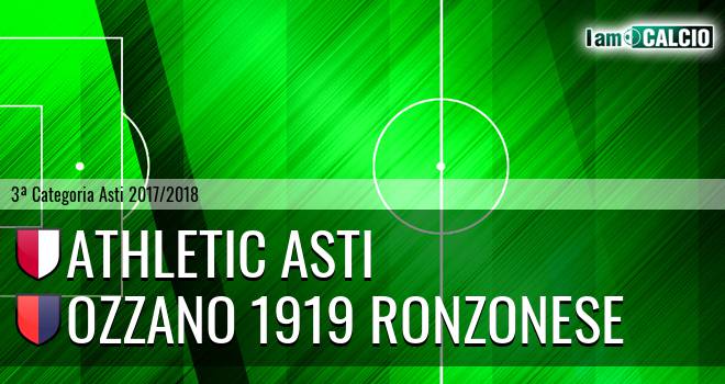 Athletic Asti - Ozzano 1919 Ronzonese