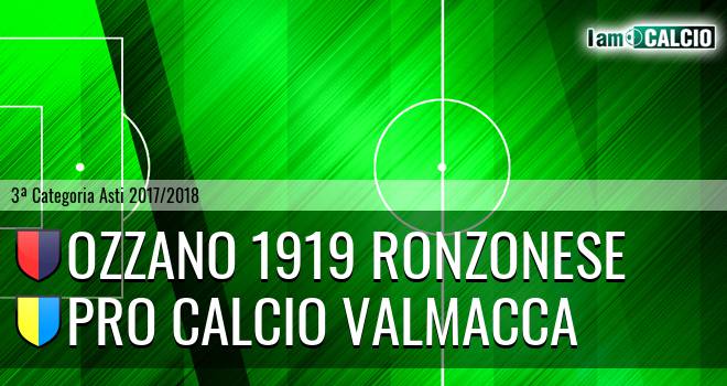 Ozzano 1919 Ronzonese - Pro Calcio Valmacca