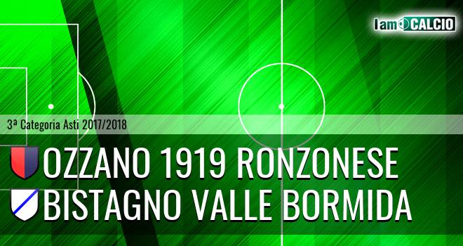 Ozzano 1919 Ronzonese - Bistagno Valle Bormida