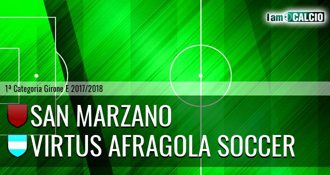 San Marzano - Virtus Afragola Soccer