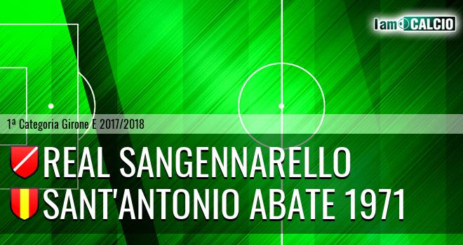 Real Sangennarello - Sant'Antonio Abate 1971