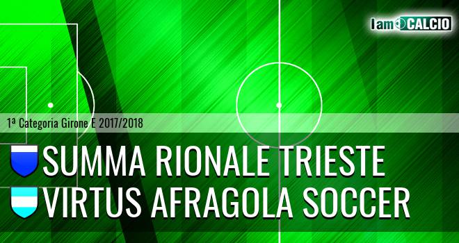 Summa Rionale Trieste - Virtus Afragola Soccer