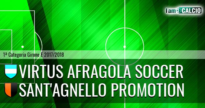 Virtus Afragola Soccer - Sant'Agnello Promotion