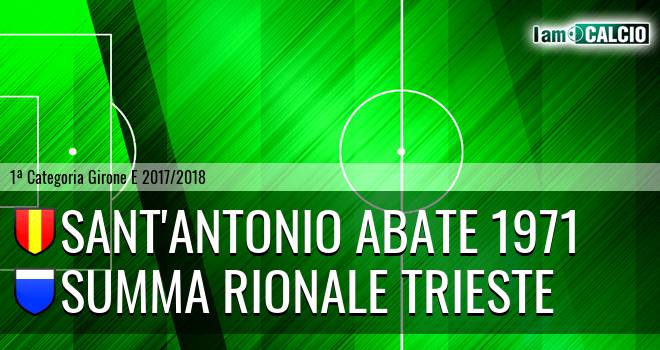 Sant'Antonio Abate 1971 - Summa Rionale Trieste