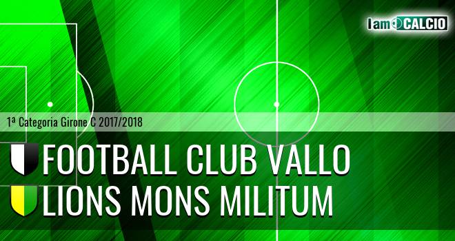 Football Club Vallo - Lions Mons Militum