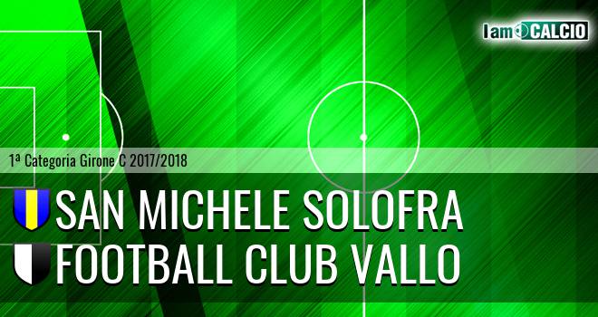 San Michele Solofra - Football Club Vallo