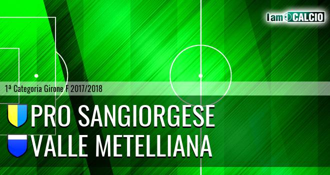 Pro Sangiorgese - Valle Metelliana