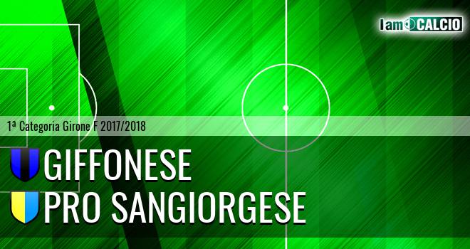 Giffonese - Pro Sangiorgese