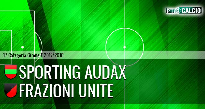 Sporting Audax - Frazioni Unite