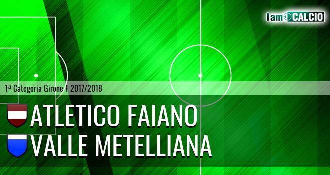 Atletico Faiano - Valle Metelliana