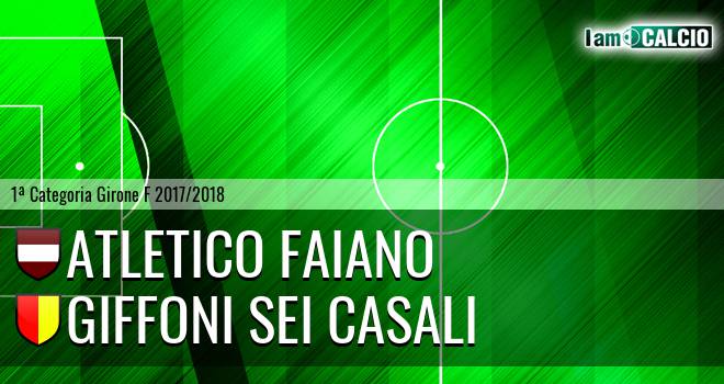 Atletico Faiano - Giffoni Sei Casali