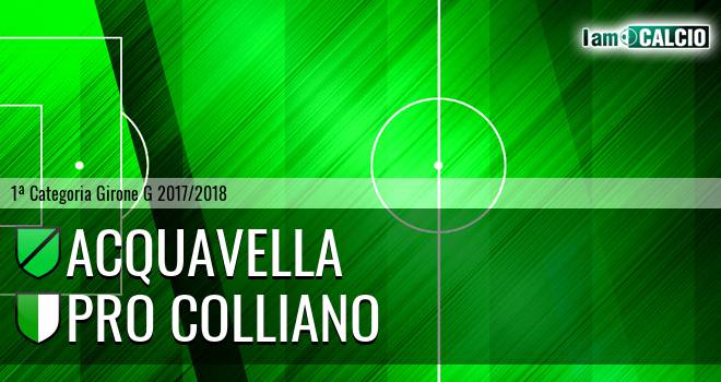 Acquavella - Pro Colliano