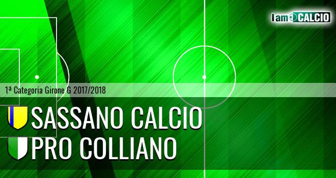 Sassano Calcio - Pro Colliano