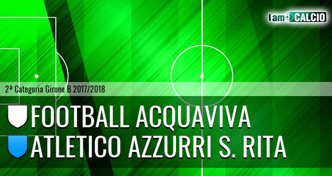 Football Acquaviva - Atletico Azzurri S. Rita