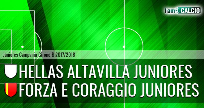 Hellas Altavilla Juniores - Forza e Coraggio Juniores