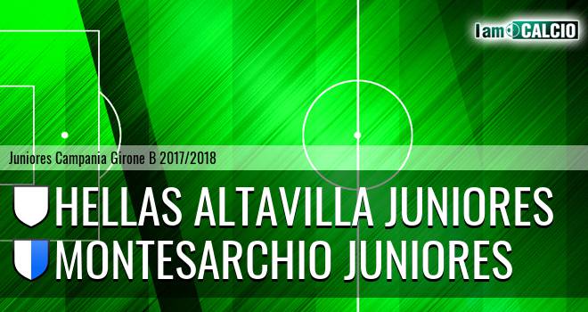 Hellas Altavilla Juniores - Montesarchio Juniores