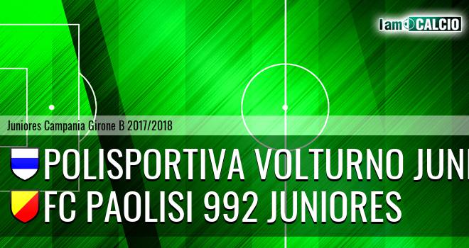 Polisportiva Volturno Juniores - FC Paolisi 992 Juniores