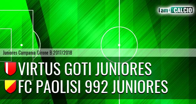 Virtus Goti Juniores - FC Paolisi 992 Juniores