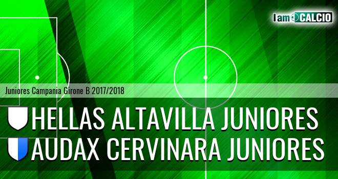 Hellas Altavilla Juniores - Audax Cervinara Juniores