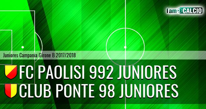 FC Paolisi 992 Juniores - Ponte '98 Juniores