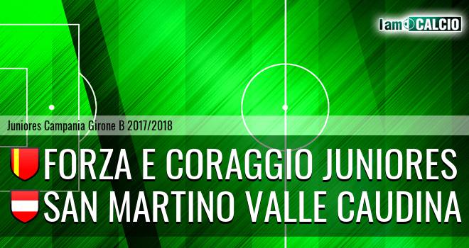 Forza e Coraggio Juniores - San Martino Valle Caudina Juniores