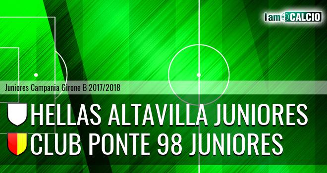 Hellas Altavilla Juniores - Ponte '98 Juniores