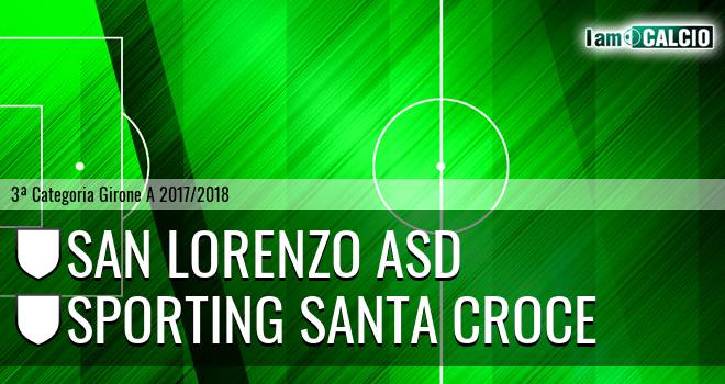 San Lorenzo ASD - Sporting Santa Croce