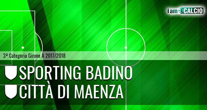 Sporting Badino - Città di Maenza