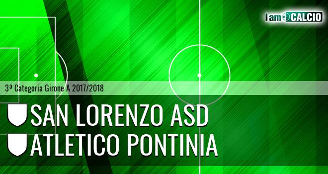 San Lorenzo ASD - Atletico Pontinia