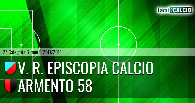 V. R. Episcopia Calcio - Armento 58