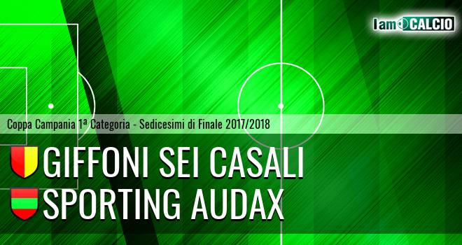 Giffoni Sei Casali - Sporting Audax
