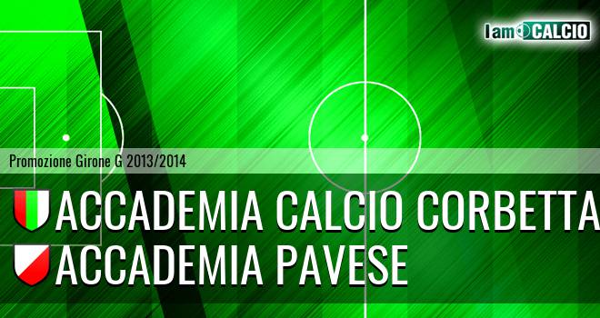 Accademia Calcio Corbetta Vittuone - Accademia Pavese