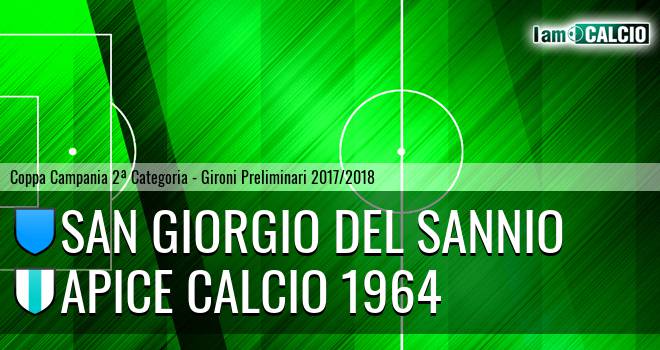 San Giorgio del Sannio - Apice Calcio 1964