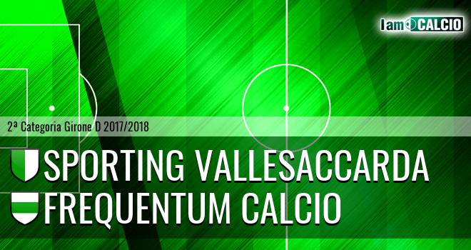 Sporting Vallesaccarda - Frequentum Calcio