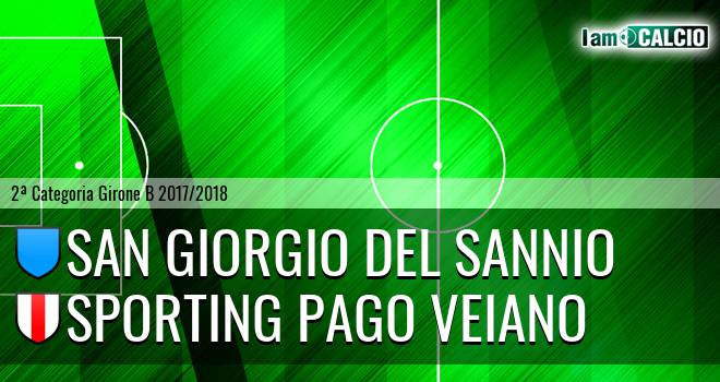 San Giorgio del Sannio - Sporting Pago Veiano