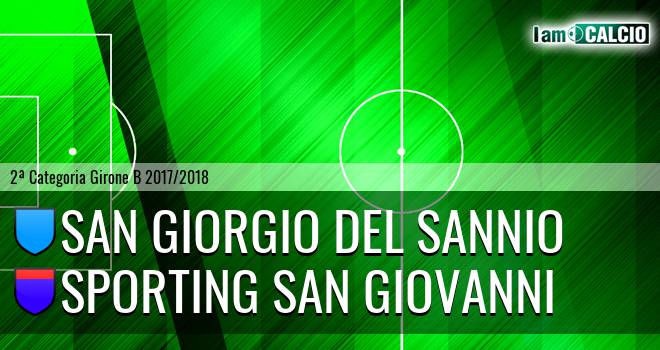 San Giorgio del Sannio - Sporting San Giovanni