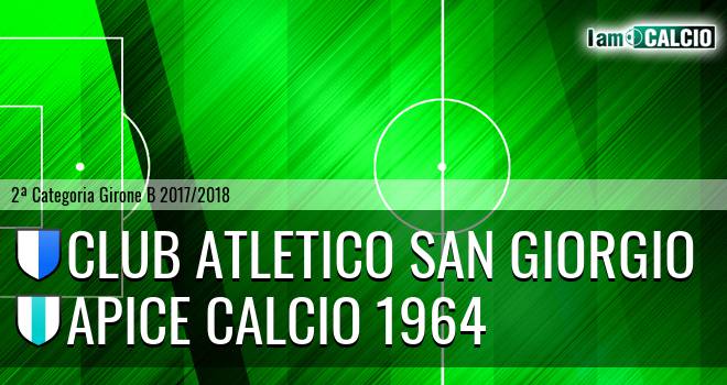 San Giorgio la Molara 1992 - Apice Calcio 1964