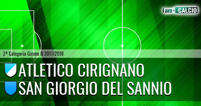 Atletico Cirignano - San Giorgio del Sannio